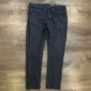 AG Adriano Goldschmied Men's Dark Gray Slim Jeans